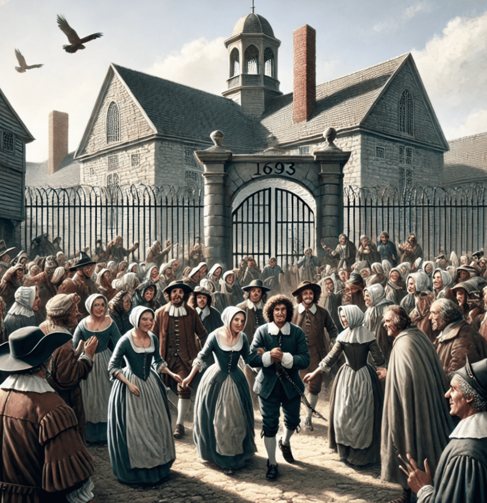 Salem Witch Trial Prisoners set free