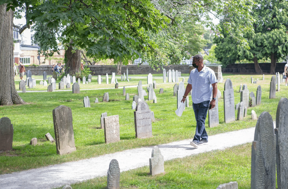 Visiting Old Burying Point Cemetery in Salem