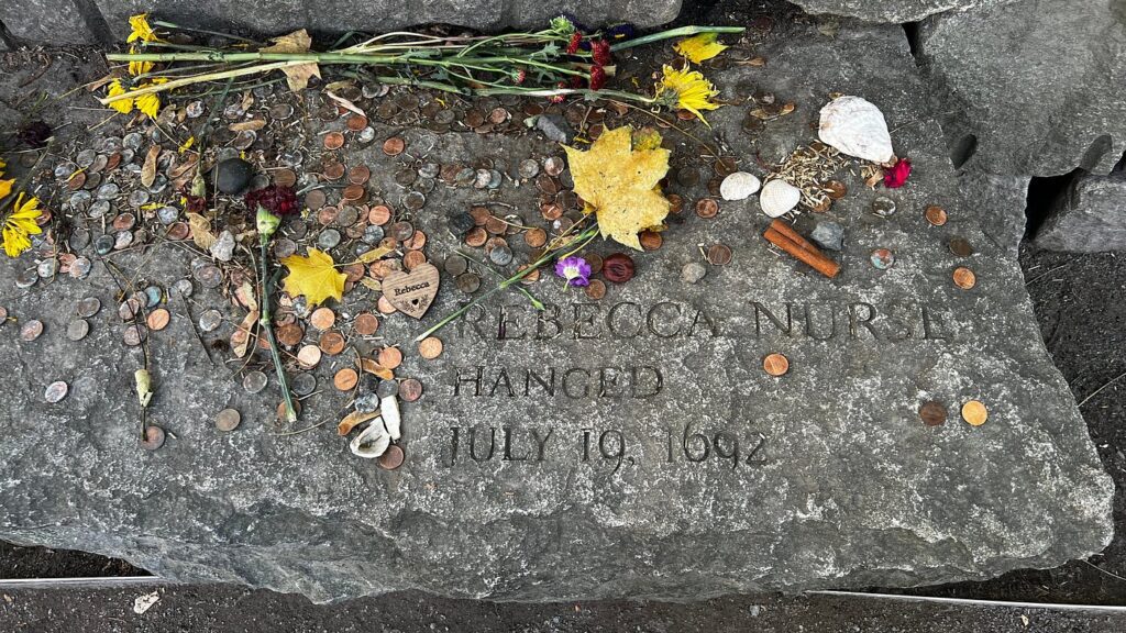Witch Trial Memorial Salem Rebecca nurse