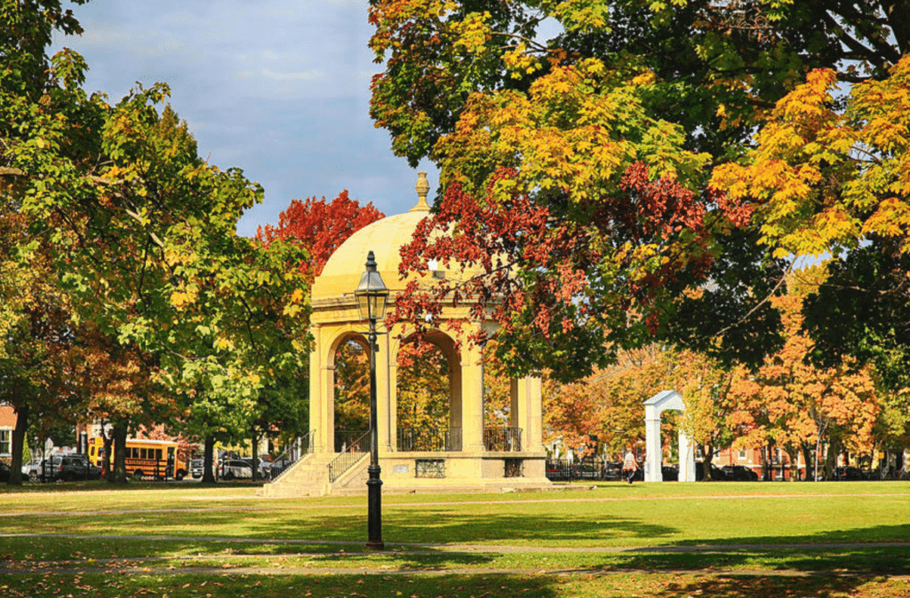 Salem Common in the fall