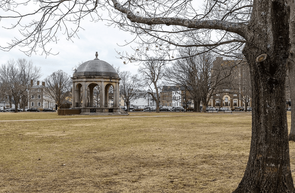 Salem Common in the winter