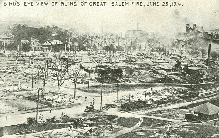 Salem Fire Destruction