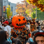 Salem Massachusetts Essex Street in October Halloween
