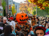 Salem Massachusetts Essex Street in October Halloween