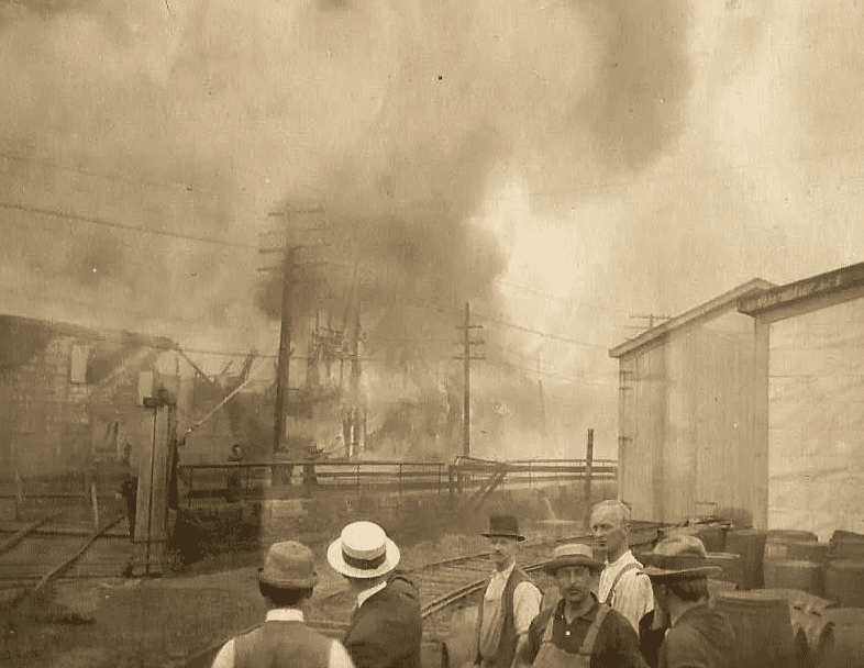 The start of the great Salem fire