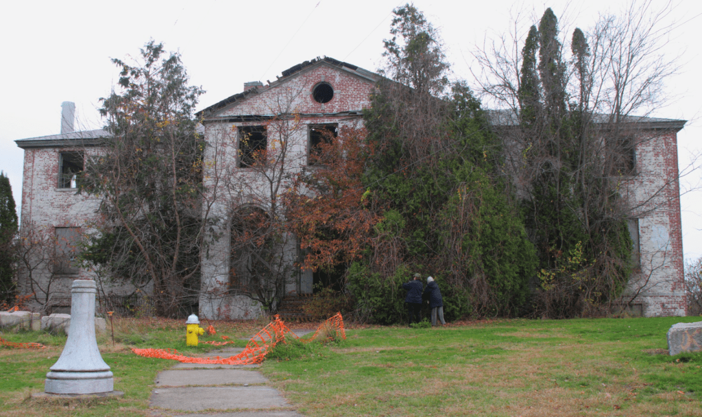 Former U.S. Coast Guard barracks at Fort Pickering, on Winter Island in Salem, MA