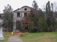 Former U.S. Coast Guard barracks at Fort Pickering, on Winter Island in Salem, MA