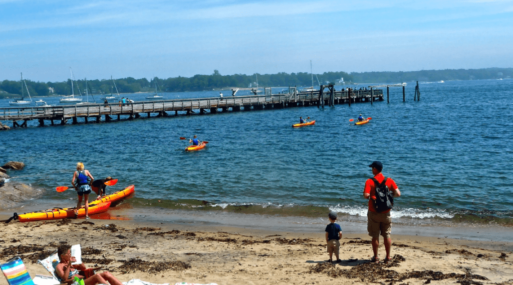 Kayaking and paddleboarding at Dead Horse Beach