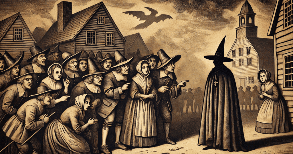 The Puritans believed the devil was real and could use witches to harm others
