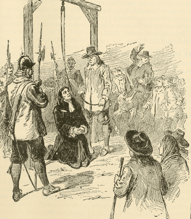 George Burroughs victim of the Salem Massachusetts Witch Trials of 1692