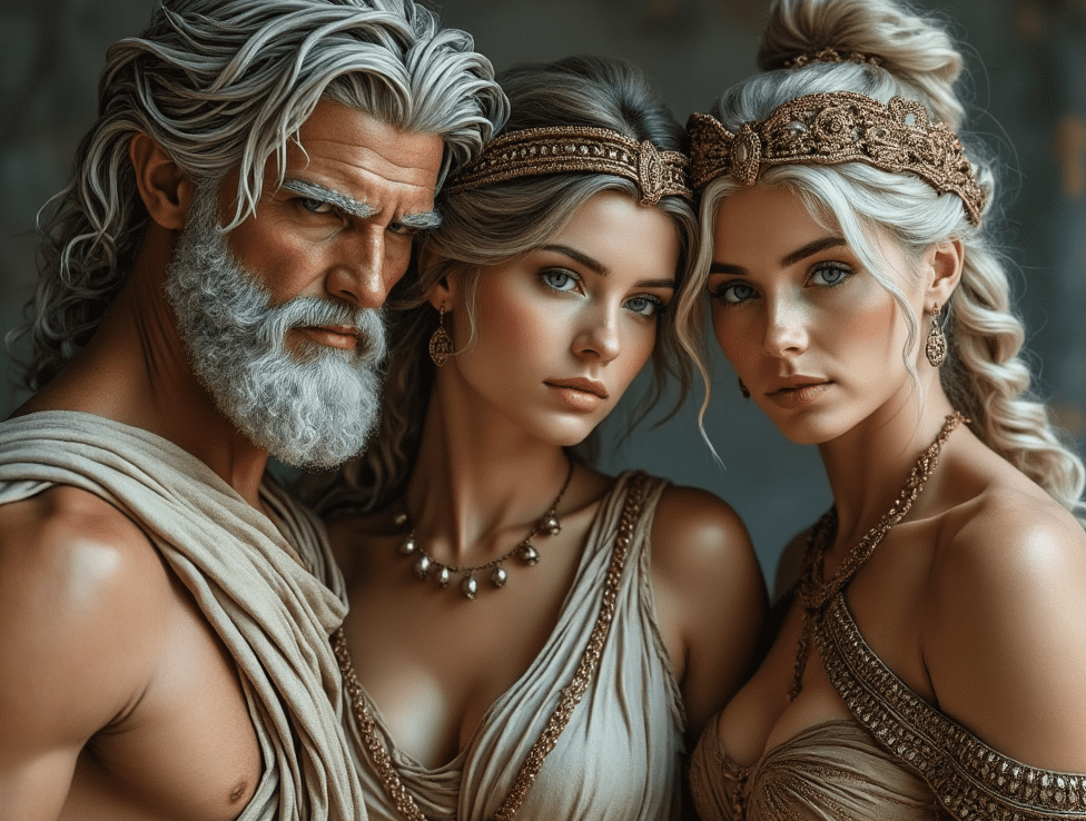 Greek Mythology Goods Zeus Athena and Demeter