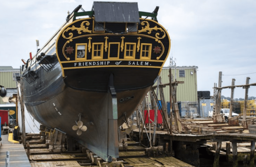 How does visiting the Friendship of Salem compare to other historic ships in Massachusetts state