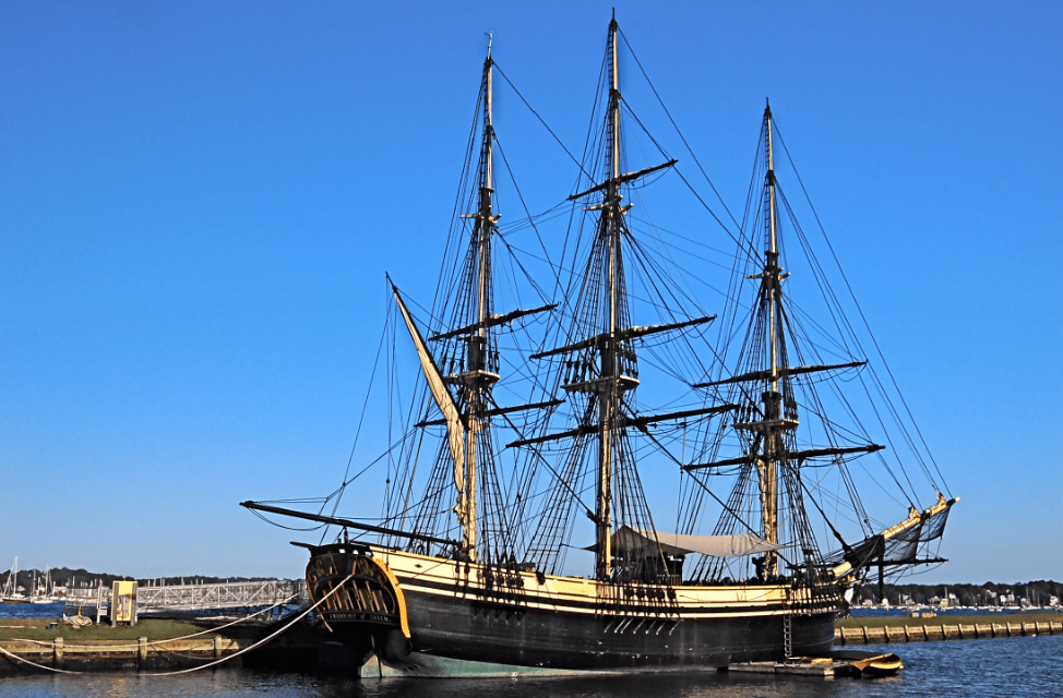 What is the history of the Friendship of Salem ship replica