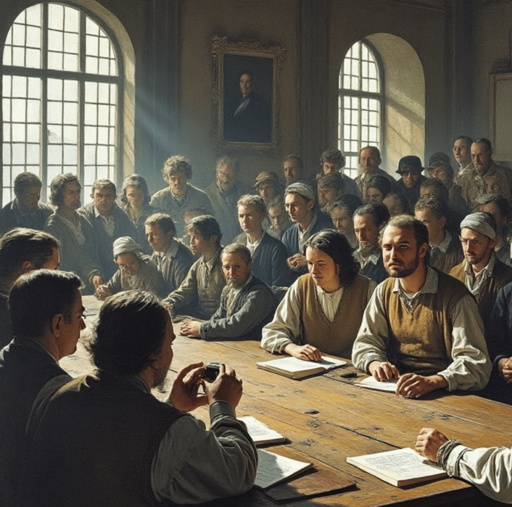 What lessons can be learned from Martha Corey's story about the importance of justice and reason in society