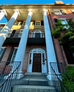 Majestic Front Entrance of the Andrew-Safford House