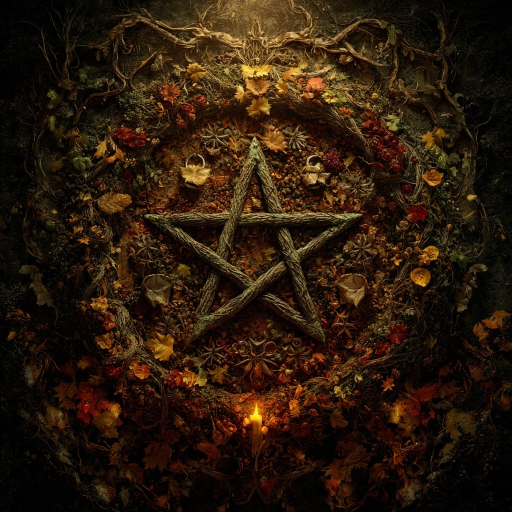 Wiccan Symbols of Earth, Air, Fire and Water